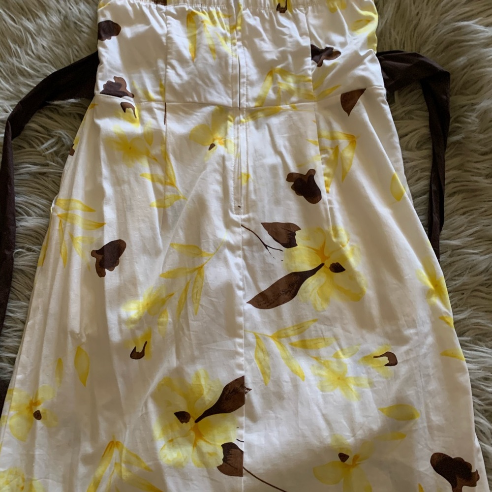 Strapless summer dress